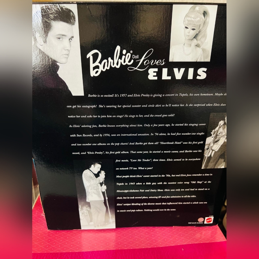 Barbie Loves Elvis Gift Set Collector Edition Dolls 1996 Mattel #17450 NRFB - Picture 9 of 9